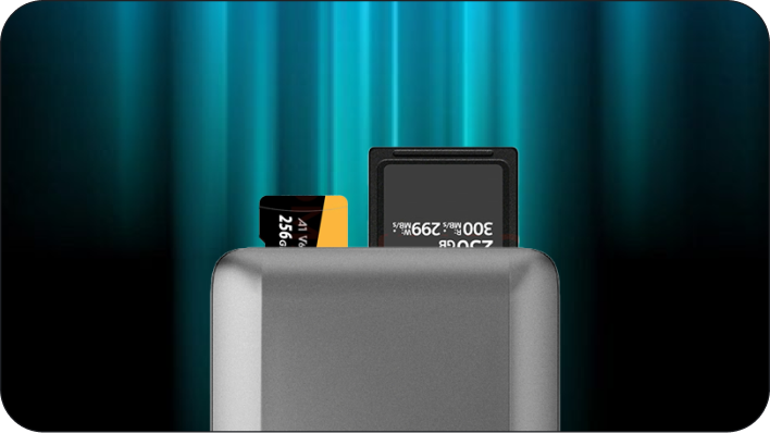 2合1 双卡槽设计